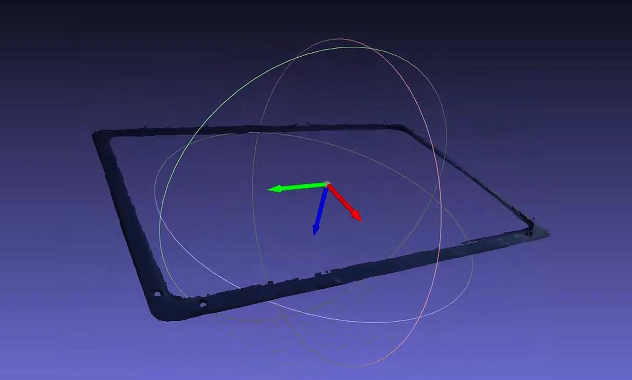 3. 根据拟合参数，求解料框姿态